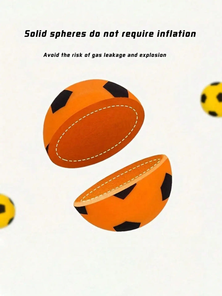 Silent Foam Soccer Ball — Soft High-Rebound PU | 9.4" | No Inflation Needed
