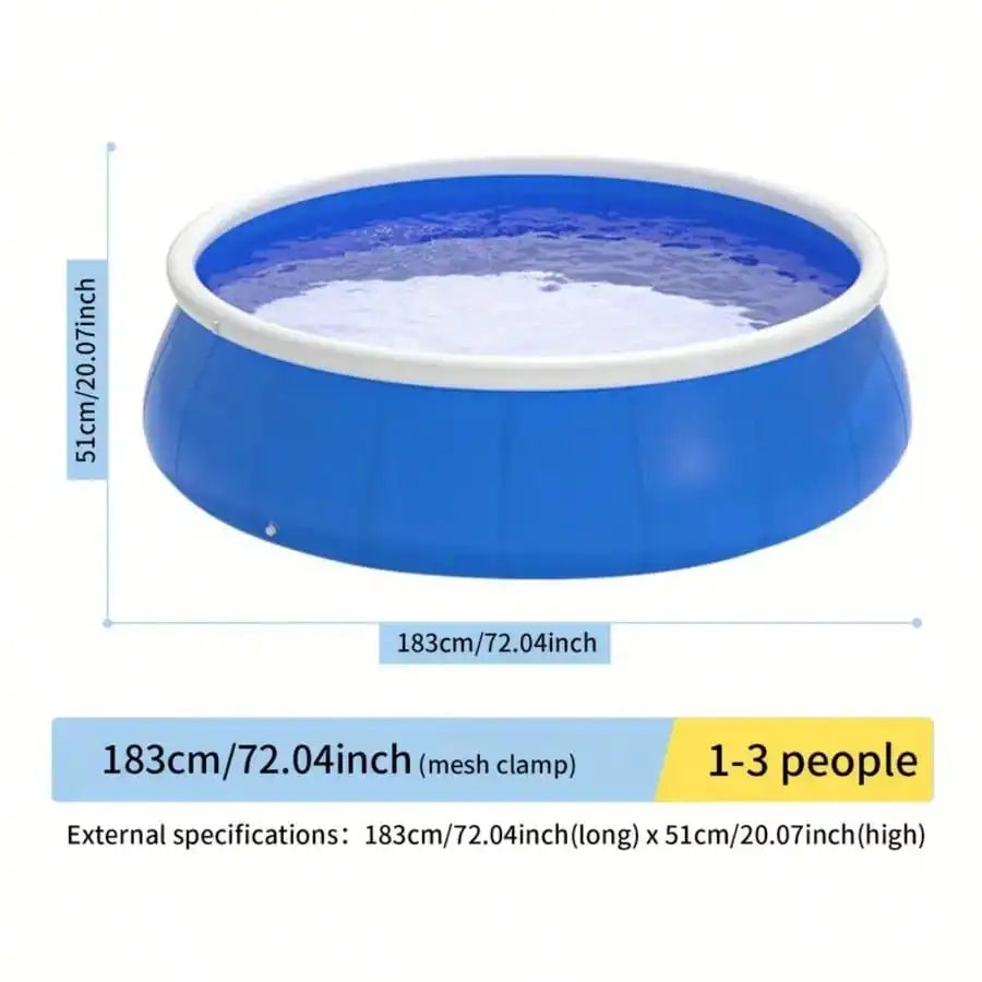 Inflatable Swimming Pool 183*51 Butterfly Inflatable Coil Mesh Pool