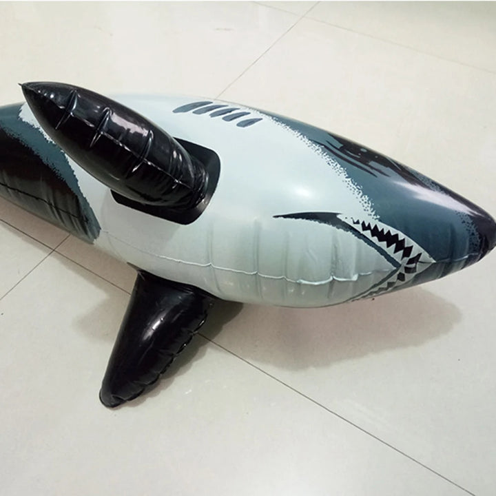 Floating Shark Float Toy Kids Adults Inflatable Water Swimming Pool Simulation Whale Fish Animals Toys Pool Accessories
