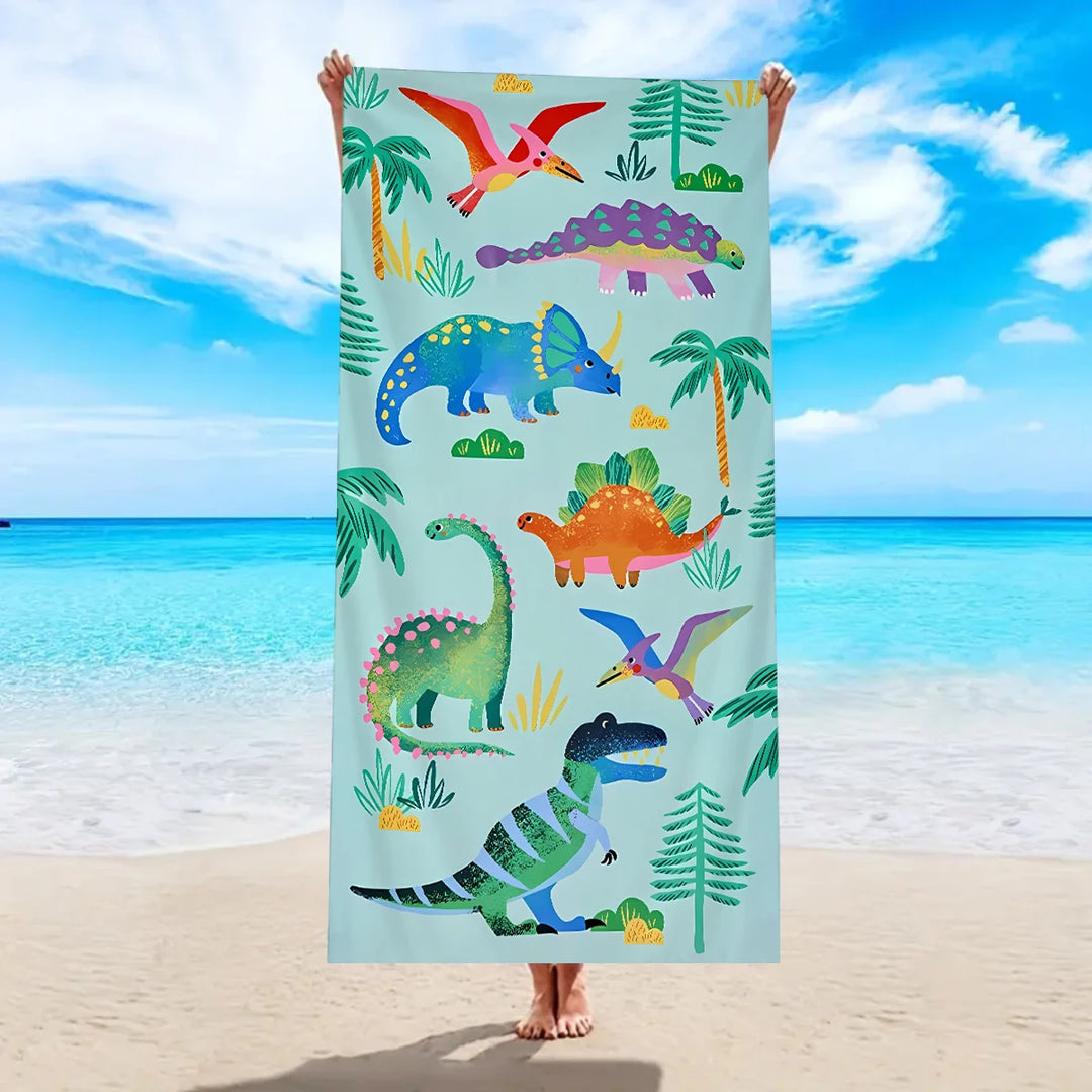 Marble Pattern Quick-Dry Microfiber Beach Towel — Soft, Lightweight &amp; Multi-Use | 11 Designs, 6 Sizes