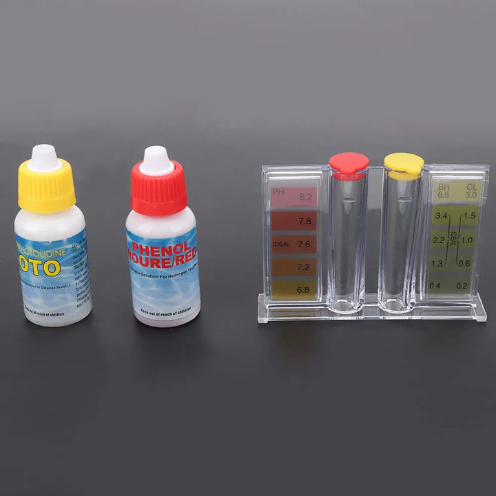 Pool Water Test Kit | pH &amp; Chlorine Testing Kit for Swimming Pools
