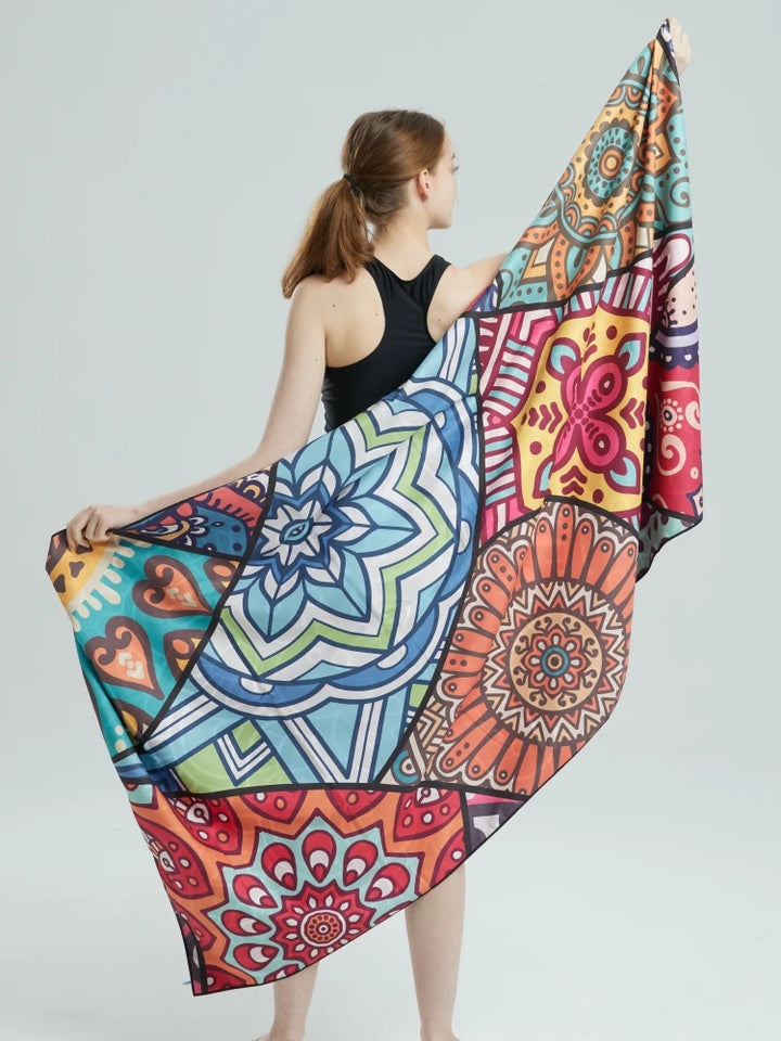 Microfiber Beach Towel — Quick Dry, Sand-Free | 31" x 63"