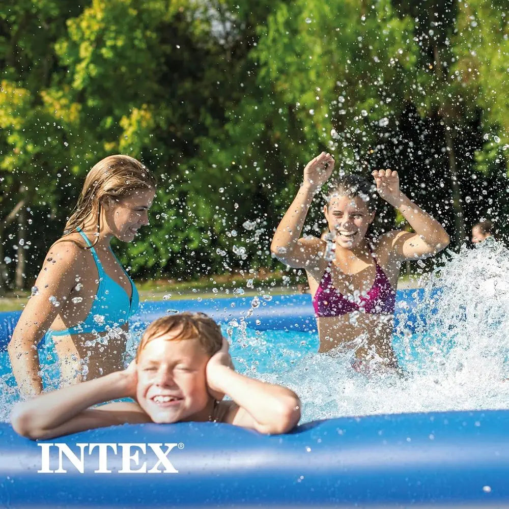 10ft x 30in Puncture-Resistant Inflatable Swimming Pool - 1018 Gallon Capacity, 23in Deep