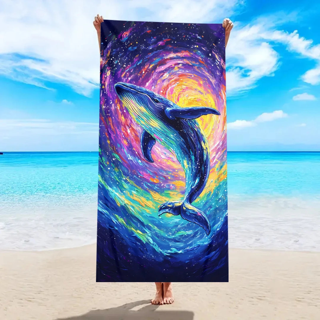 Marble Pattern Quick-Dry Microfiber Beach Towel — Soft, Lightweight &amp; Multi-Use | 11 Designs, 6 Sizes