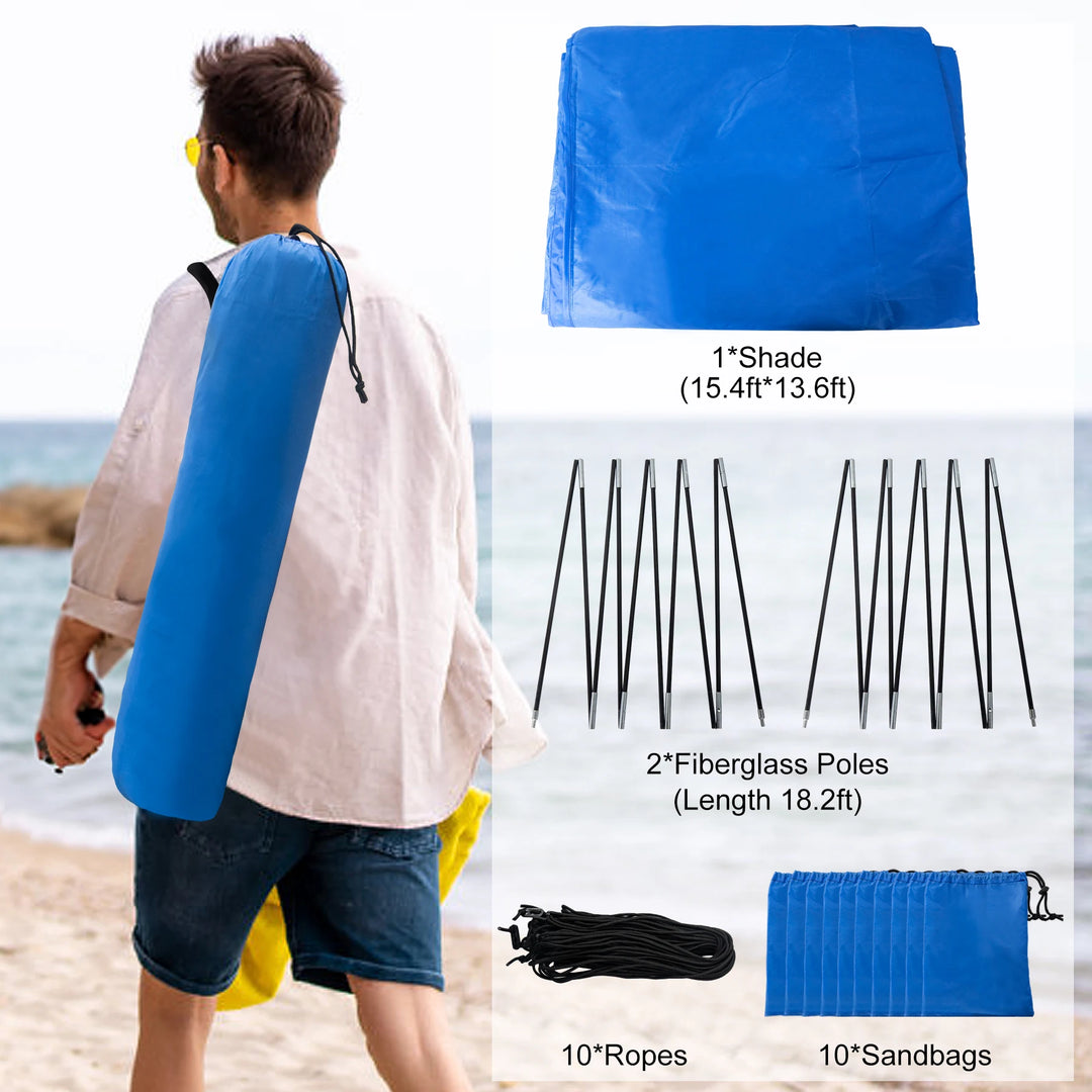 Beach Shade Tent for up to 8 People