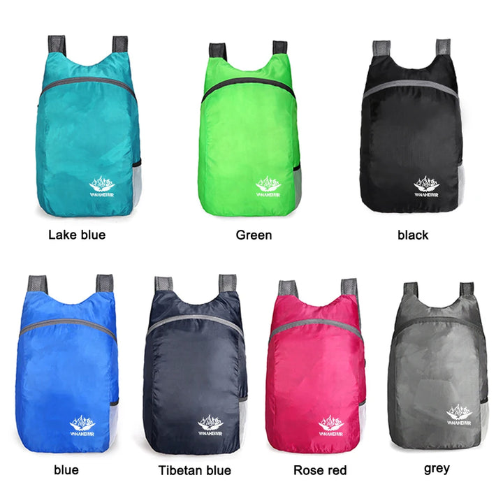 Shunmaii Lightweight Foldable Backpack — Waterproof Packable Daypack for Hiking, Camping &amp; Travel