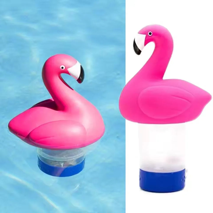 Flamingo Floating Chlorine Dispenser for Swimming Pools &amp; Spas