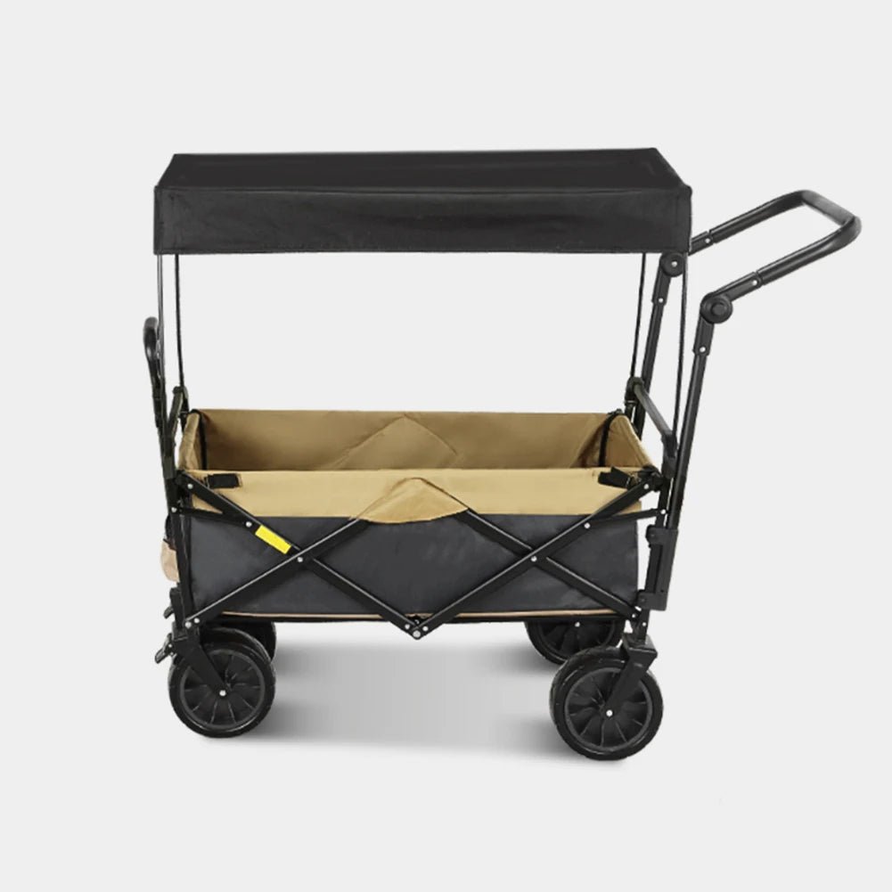 Removable Awning Canopy For Wagon Attachment Sun Shade Cover For Trolley Cart Removable Canopy Outdoor Camping Tools