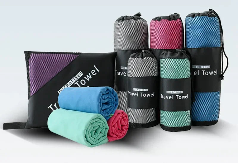 Microfiber Quick-Dry Sports Towel | 16"x31" Beach, Gym &amp; Camping Towel