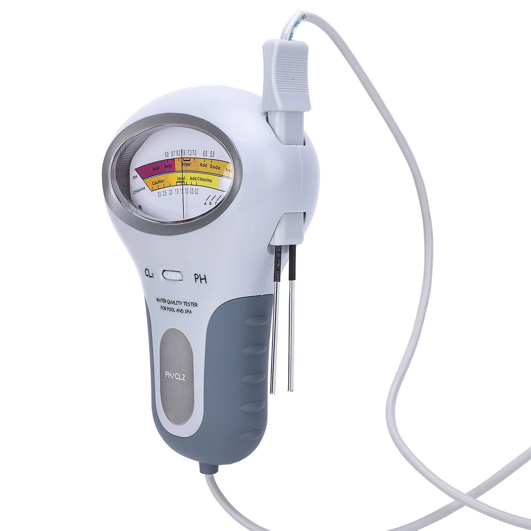 Chlorine Tester Pool Chlorine Tester PC‑102 CL2 Chlorine &amp;amp  Tester Swimming Pool Spa Water Quality Analyzer with Probe