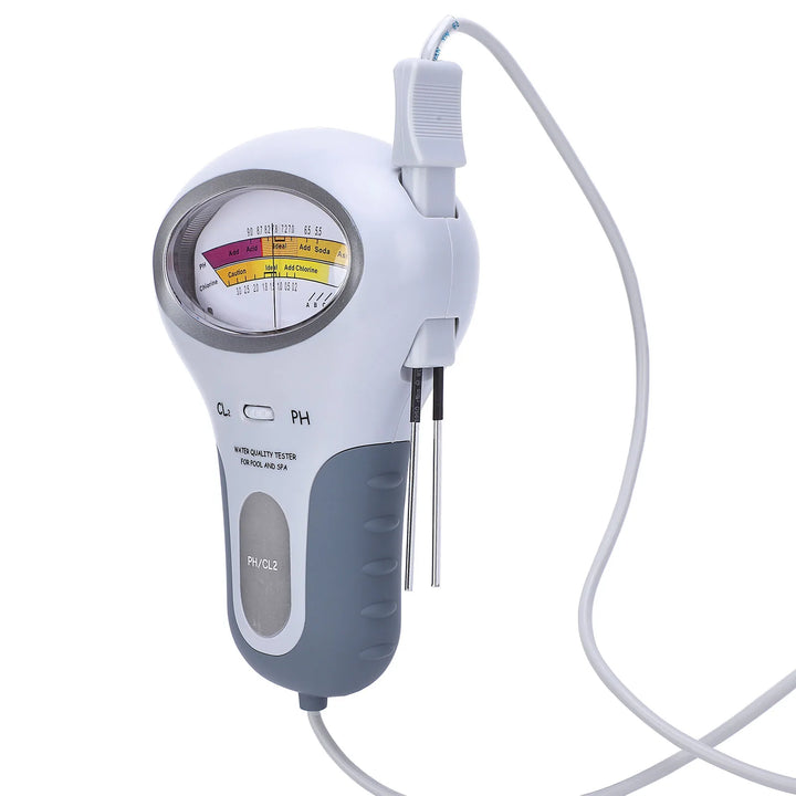 Chlorine Tester Pool Chlorine Tester PC‑102 CL2 Chlorine &amp;amp  Tester Swimming Pool Spa Water Quality Analyzer with Probe