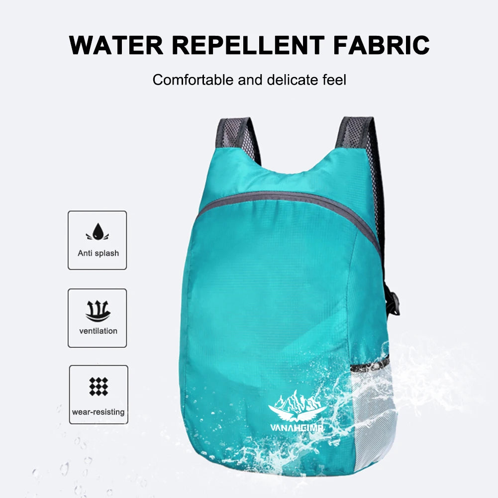 Shunmaii Lightweight Foldable Backpack — Waterproof Packable Daypack for Hiking, Camping &amp; Travel