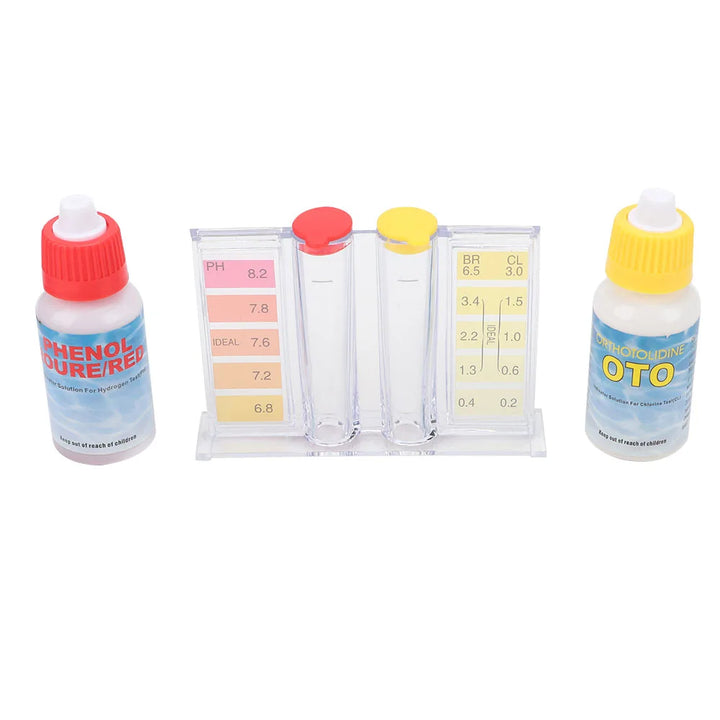 Pool Water Test Kit | pH &amp; Chlorine Testing Kit for Swimming Pools