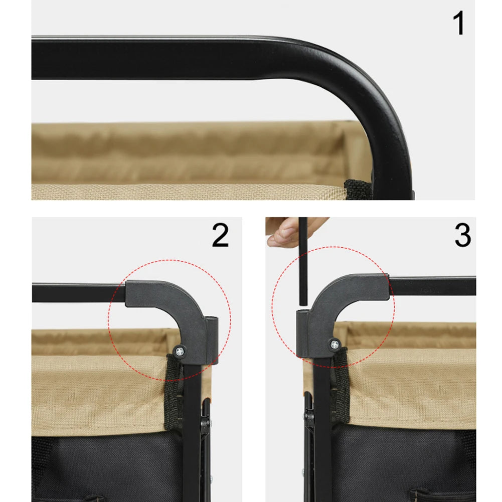 Removable Awning Canopy For Wagon Attachment Sun Shade Cover For Trolley Cart Removable Canopy Outdoor Camping Tools