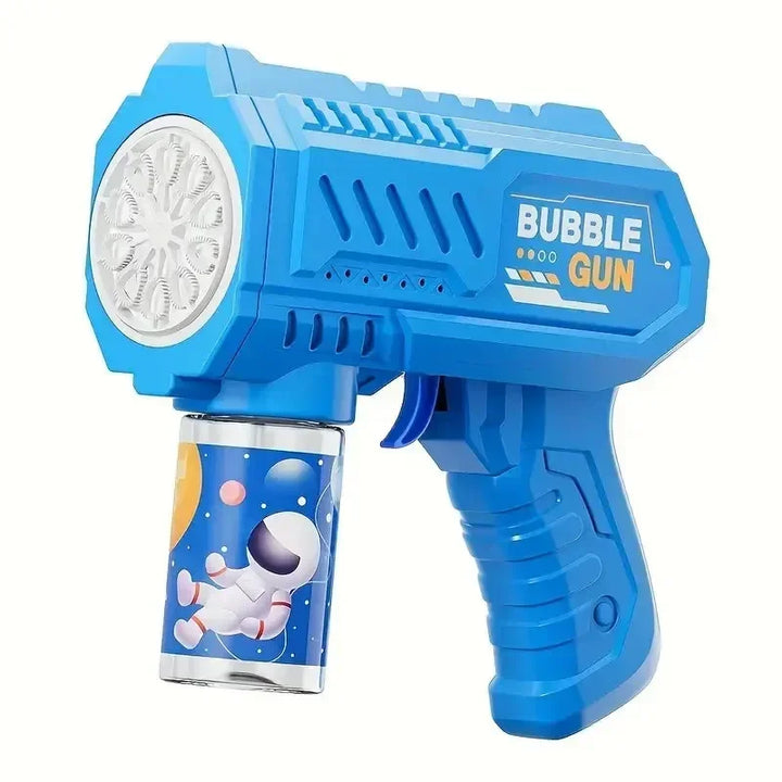 Rocket Bubble Gun – 10-Hole Automatic Bubble Blower for Kids