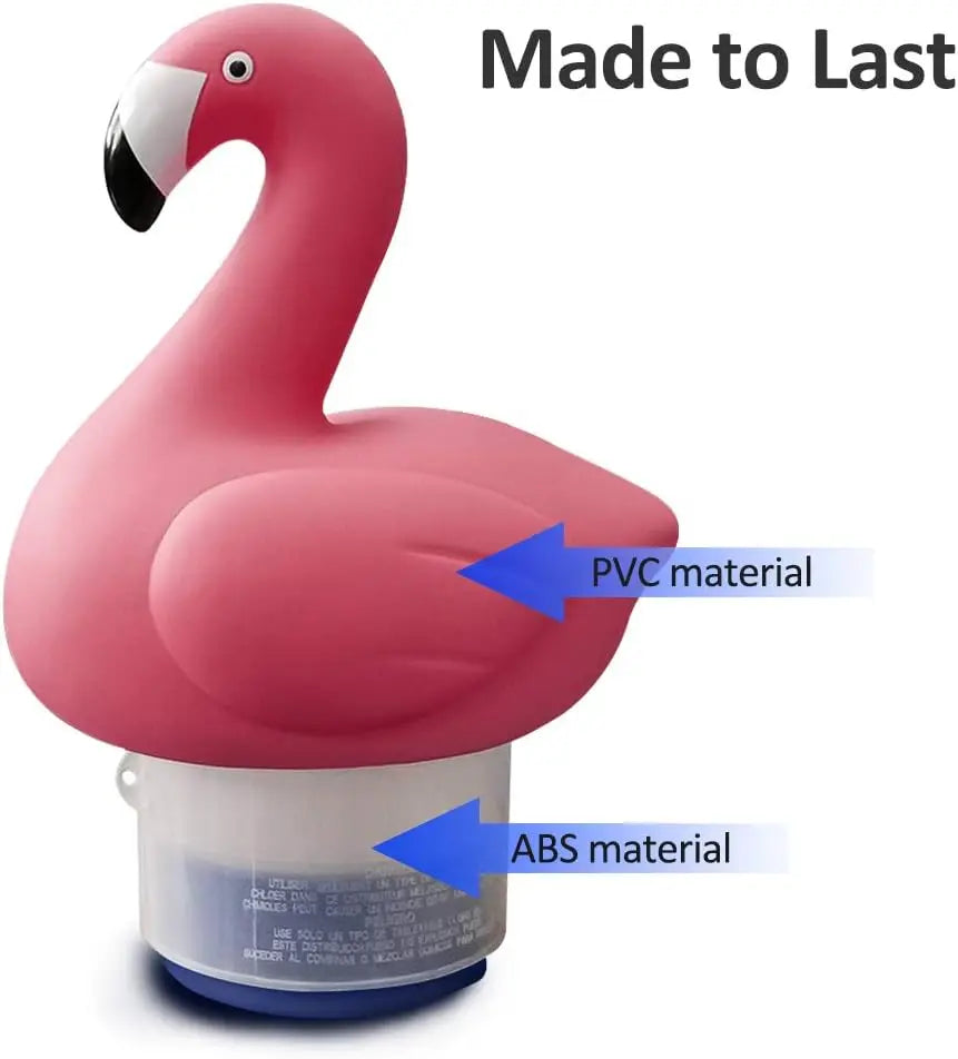 Flamingo Floating Chlorine Dispenser for Swimming Pools &amp; Spas
