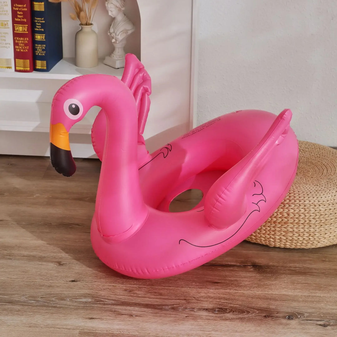 Animal Inflatable Pool Toys Baby Swimming Ring Summer Outdoor Floating Seat Flamingo Pool Party Water Toys for Kids