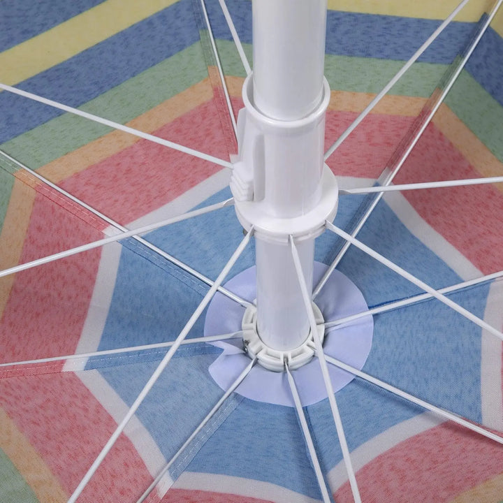 5 Ft. Portable Beach Umbrella with UV Protection