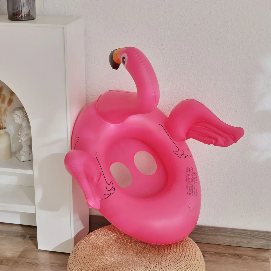 Animal Inflatable Pool Toys Baby Swimming Ring Summer Outdoor Floating Seat Flamingo Pool Party Water Toys for Kids