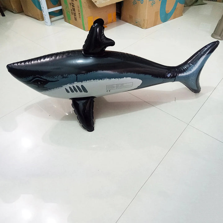 Floating Shark Float Toy Kids Adults Inflatable Water Swimming Pool Simulation Whale Fish Animals Toys Pool Accessories