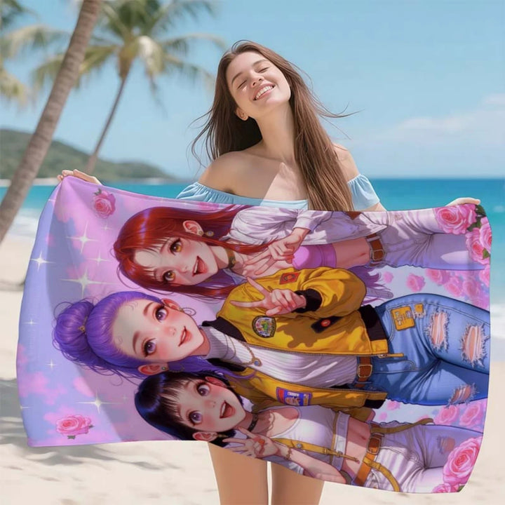 Pool &amp; Beach Swim Towel — Quick Dry Microfiber | Multiple Sizes