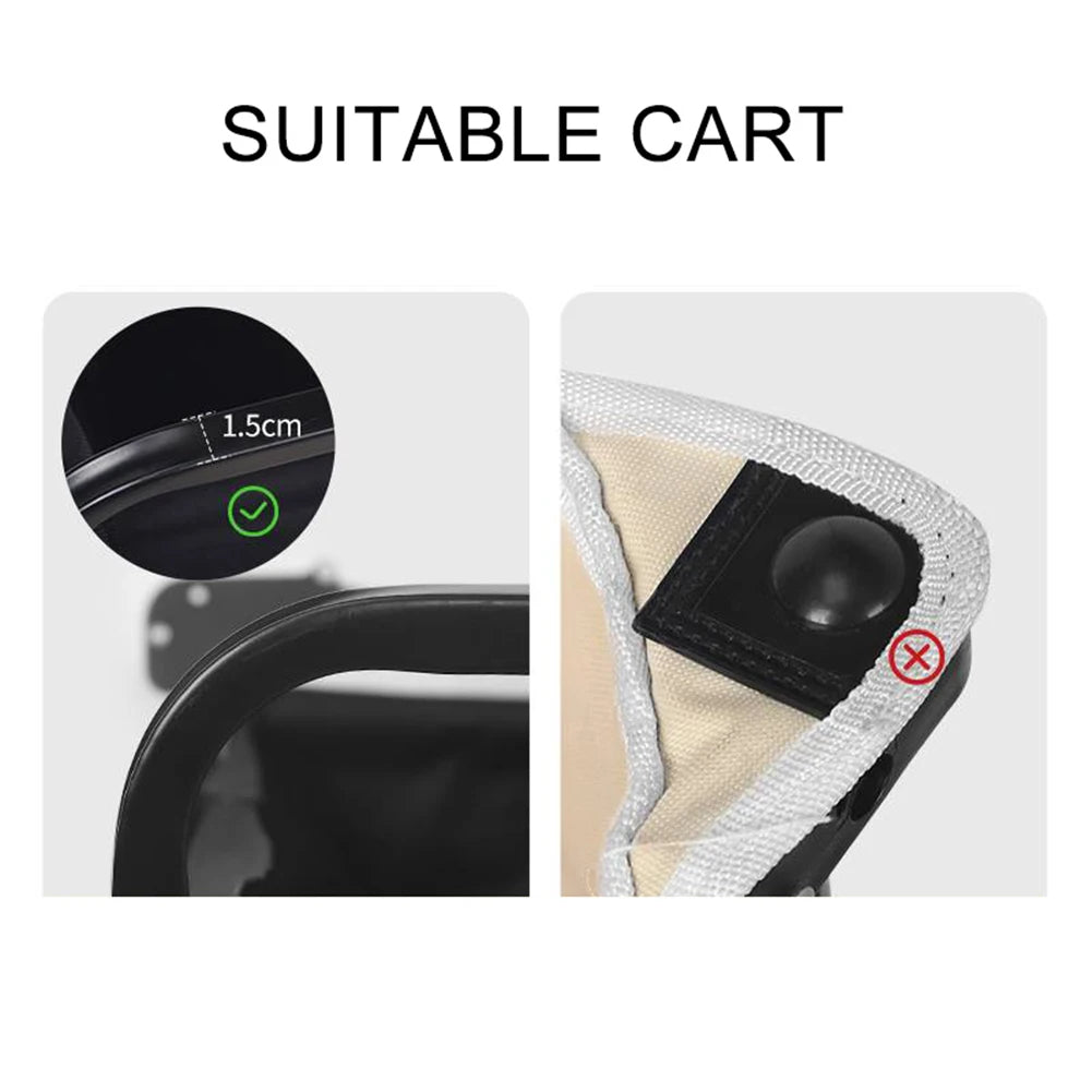 Removable Awning Canopy For Wagon Attachment Sun Shade Cover For Trolley Cart Removable Canopy Outdoor Camping Tools