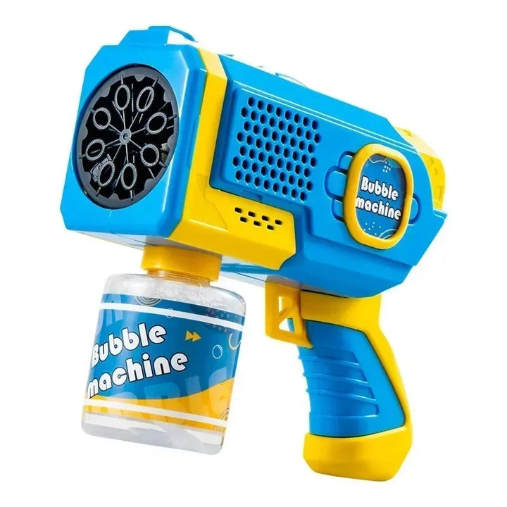 Machine Bubble Gun Summer Beach Bathing Outdoor Games Children Fantasy Kids Toys Gift Bubble Toy Space Electric Automatic Bubbl