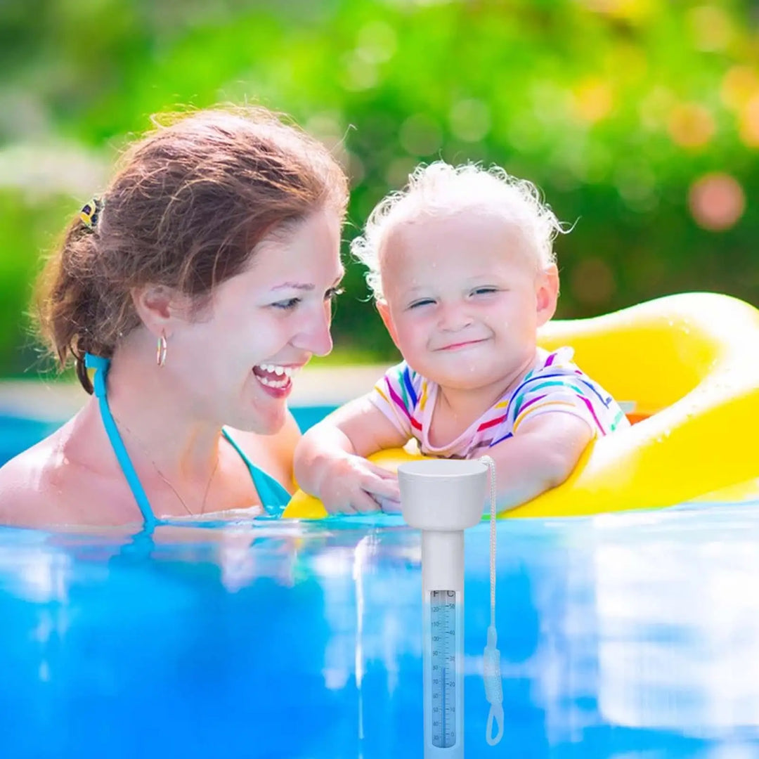 Floating Pool Thermometer | Easy-Read Water Temperature Gauge for Pools, Spas &amp; Hot Tubs