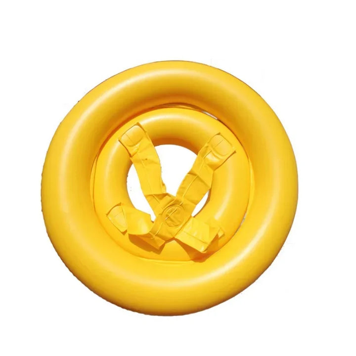 Swim Ring Baby Swimming Seat Baby Toys Cute Summer Inflatable Toddlers Bathtub Kids Wheels Portable Swimming Float Ring