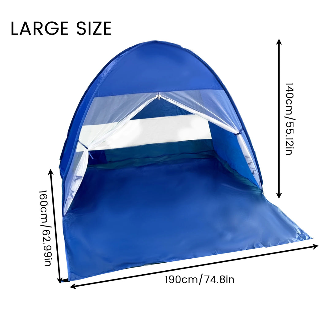 Pop-up  compact beach shade tent