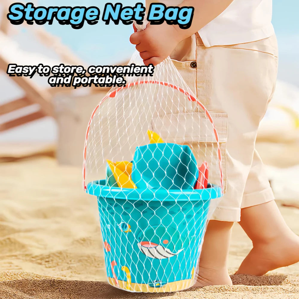 18-Piece Beach Sand Toy Set | Kids Outdoor Sand Play Tools
