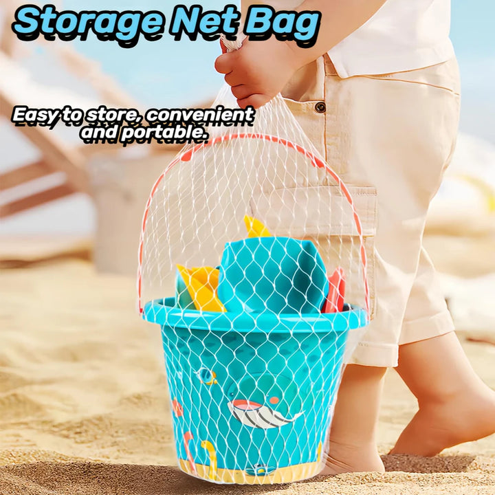 18-Piece Beach Sand Toy Set | Kids Outdoor Sand Play Tools