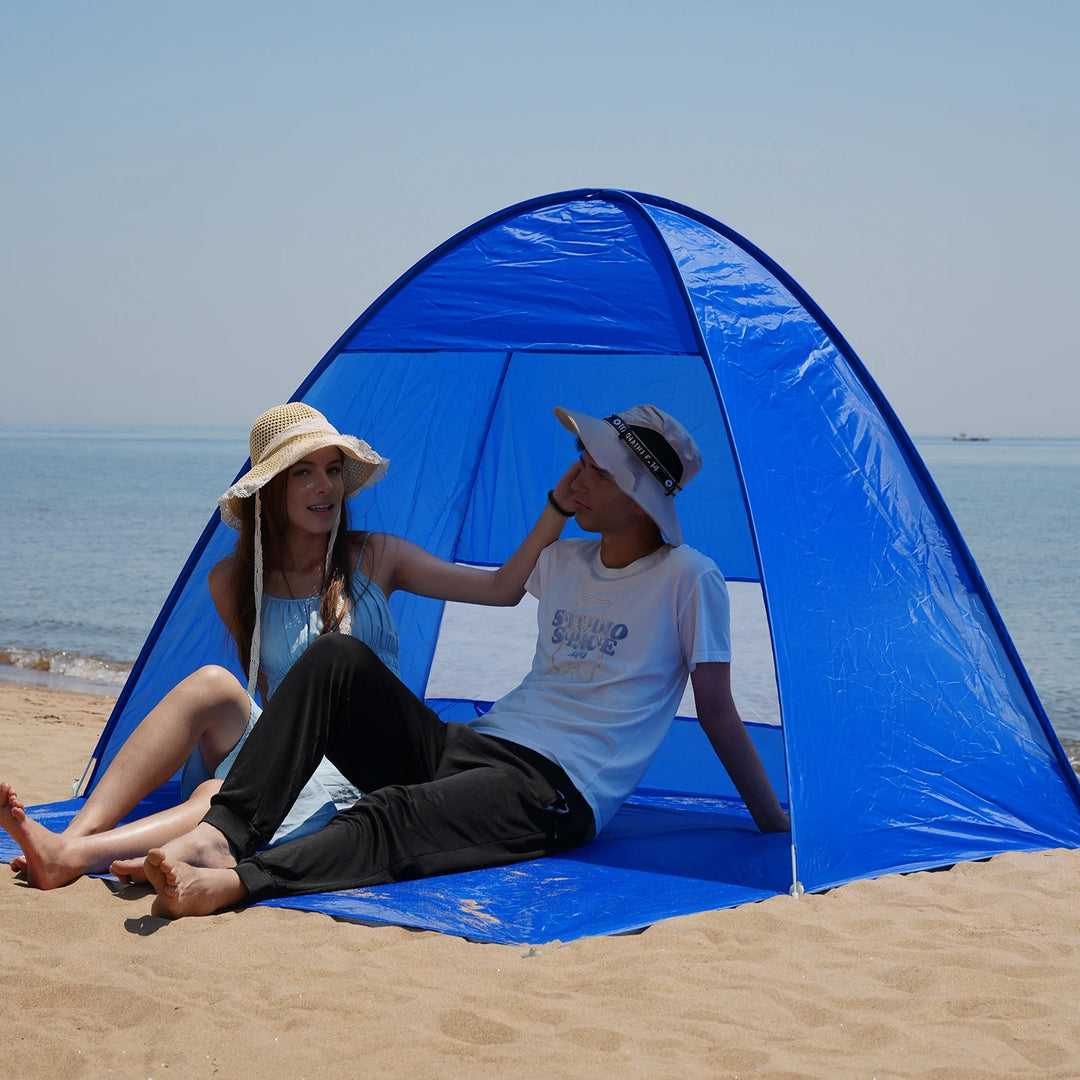 Pop-up  compact beach shade tent