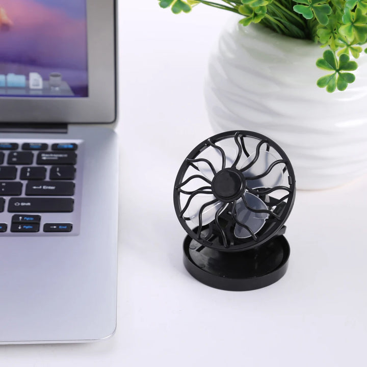 Mini Solar Cooling Fan Clip-On