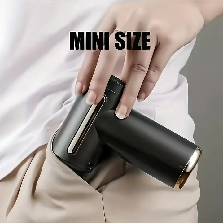 Mini Fascia Massage Gun Electric Massager Body Relaxation Belt 4 Replaceable Heads Fitness Equipment Fascia Gun
