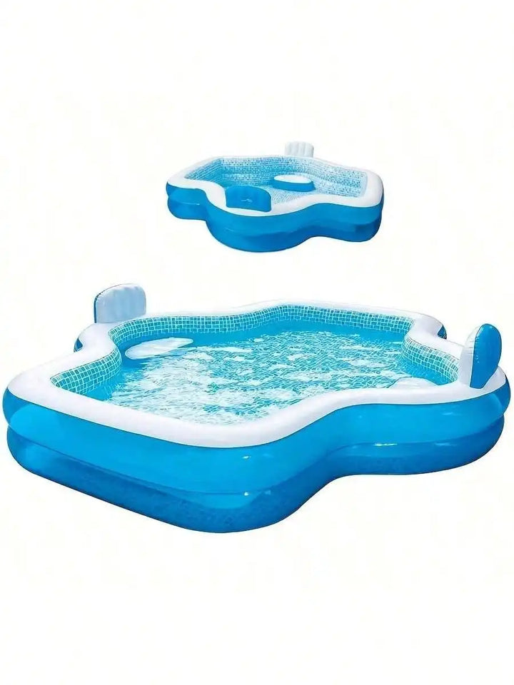 102.3 Inches/118.1 Inches 31 Gauge Thick Sturdy Large Bright Spacious Adult Size Family Inflatable Swimming Pool - And Robust St