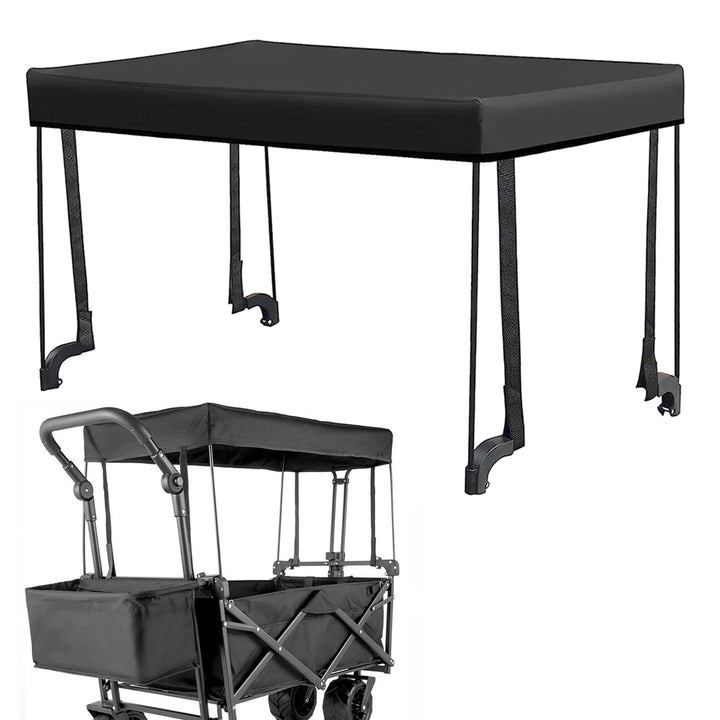 Removable Awning Canopy For Wagon Attachment Sun Shade Cover For Trolley Cart Removable Canopy Outdoor Camping Tools