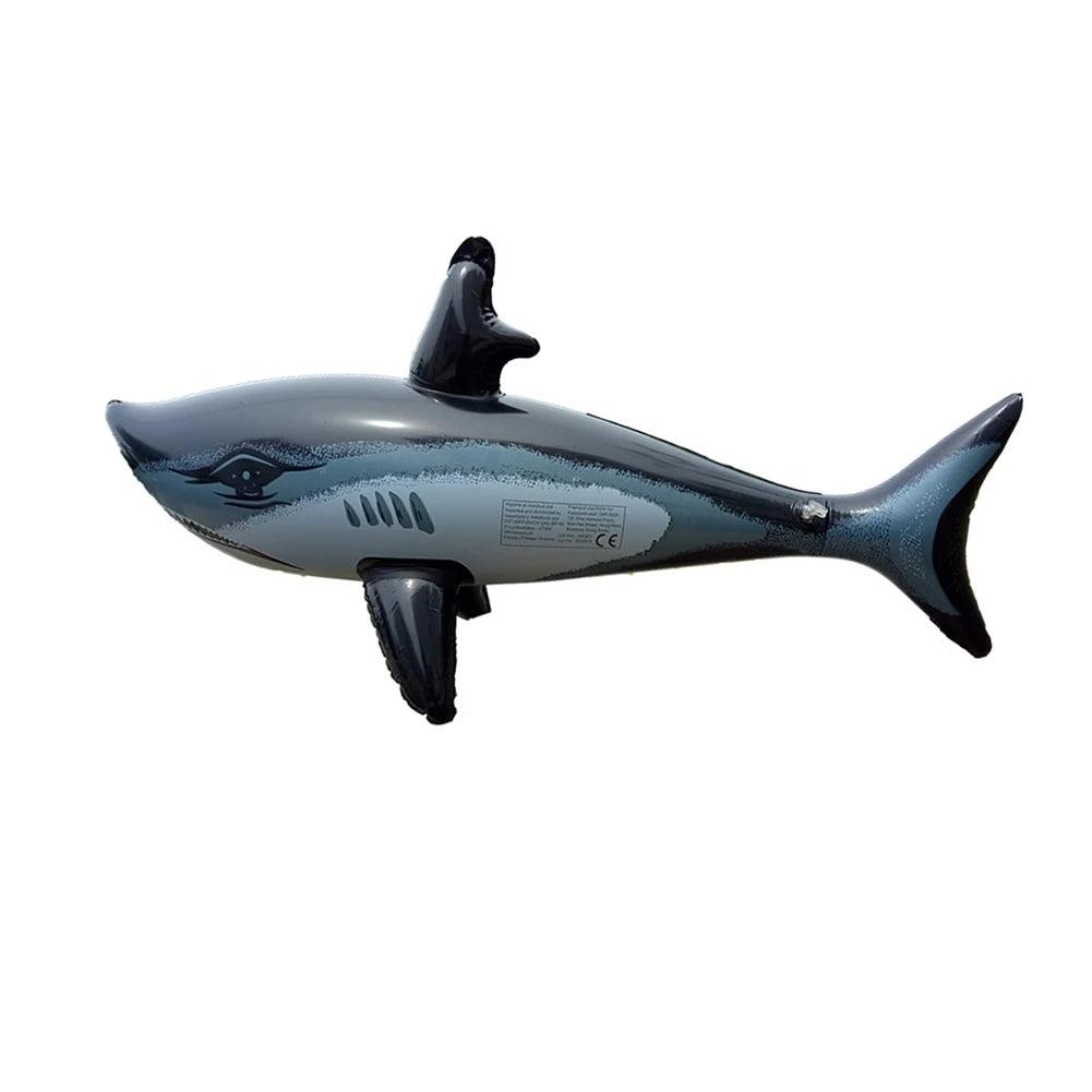 Floating Shark Float Toy Kids Adults Inflatable Water Swimming Pool Simulation Whale Fish Animals Toys Pool Accessories
