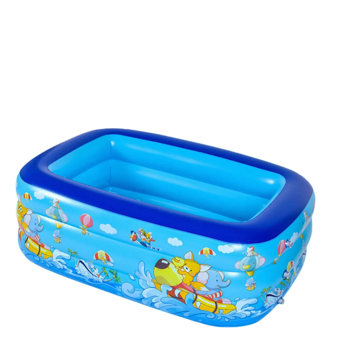 Inflatable Swimming Pool for Kids (Blue)-0