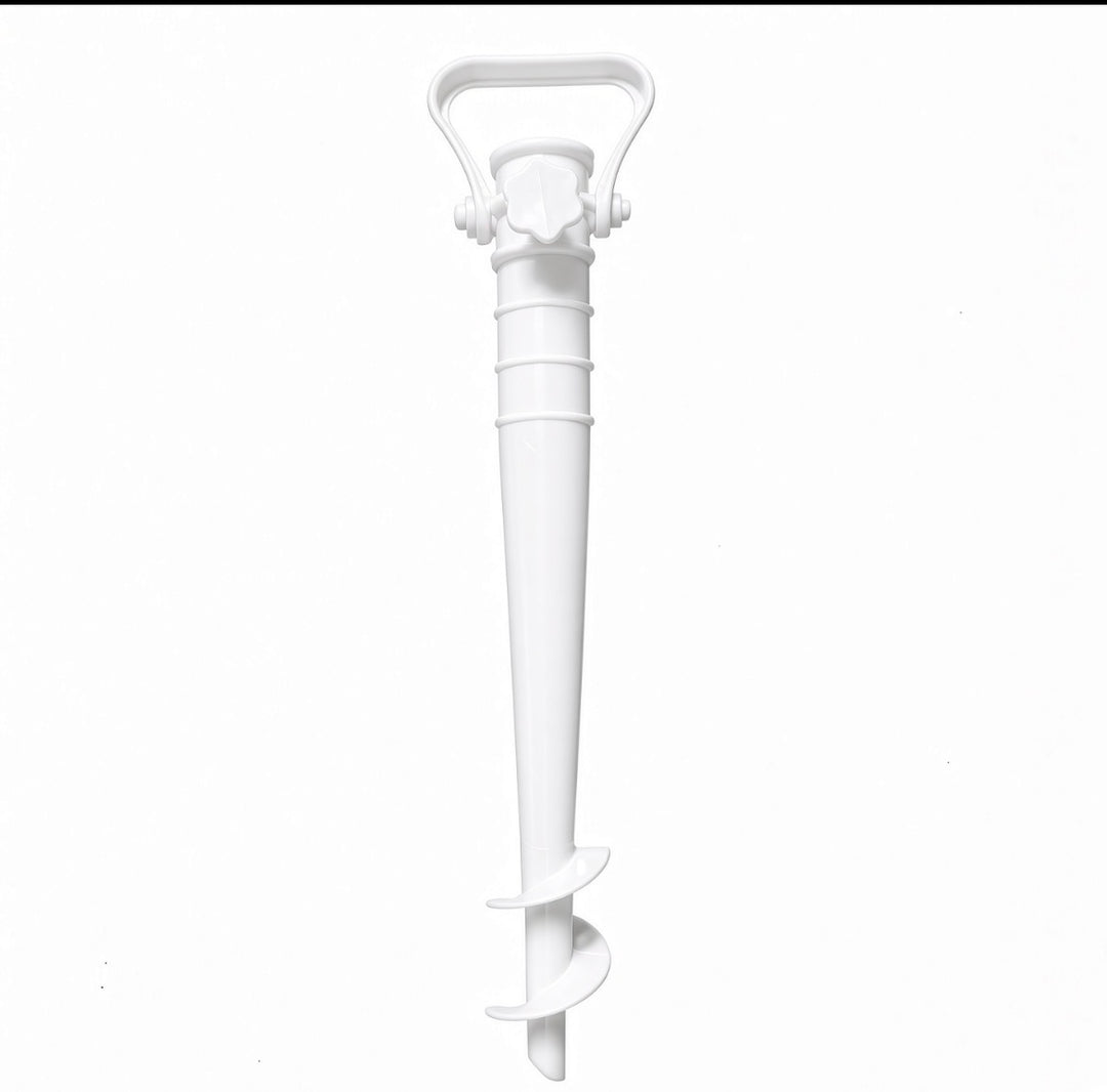 Adjustable Beach Umbrella Base with Ground Plug Anchor