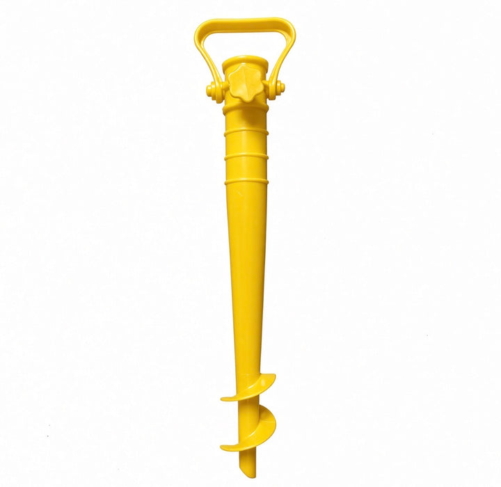 Adjustable Beach Umbrella Base with Ground Plug Anchor