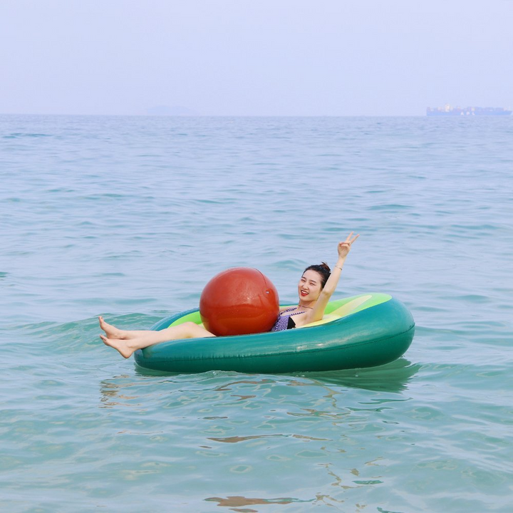 Giant Inflatable Avocado Pool Float
