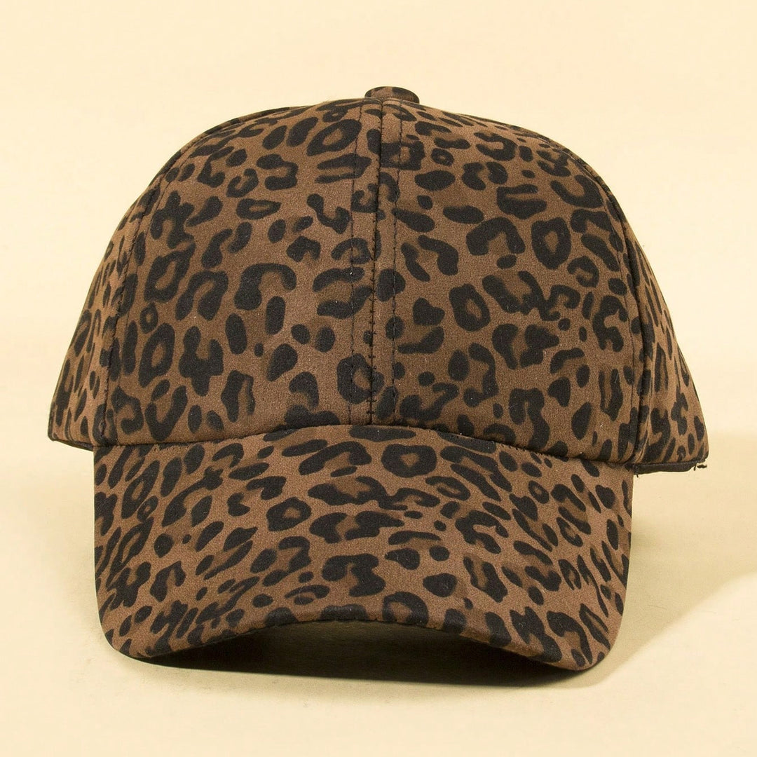 Leopard Print Baseball Cap – Women&