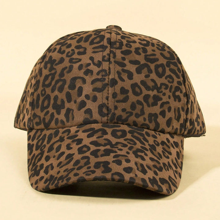 Leopard Print Baseball Cap – Women&