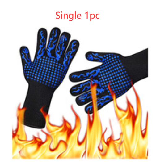 High Temperature Fireproof Barbecue Baking Gloves