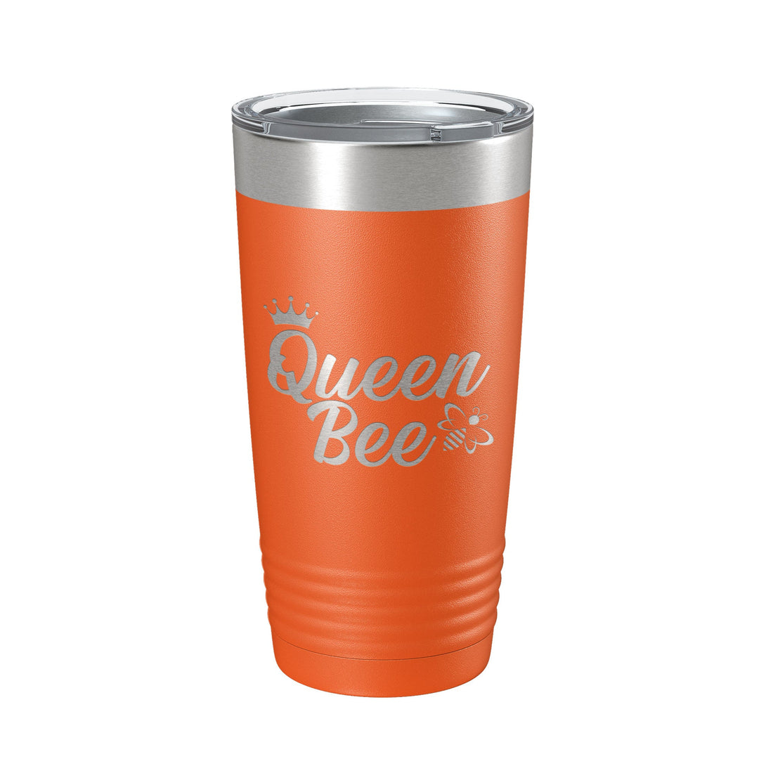 Queen Bee Tumbler Travel Mug Gift Insulated Laser Engraved Coffee Cup 20 oz-17