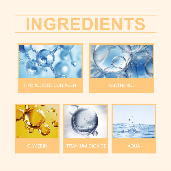 Wiieey Whitening Sunscreen Cream | SPF Moisturizing Sun Protection with Collagen &amp; Panthenol