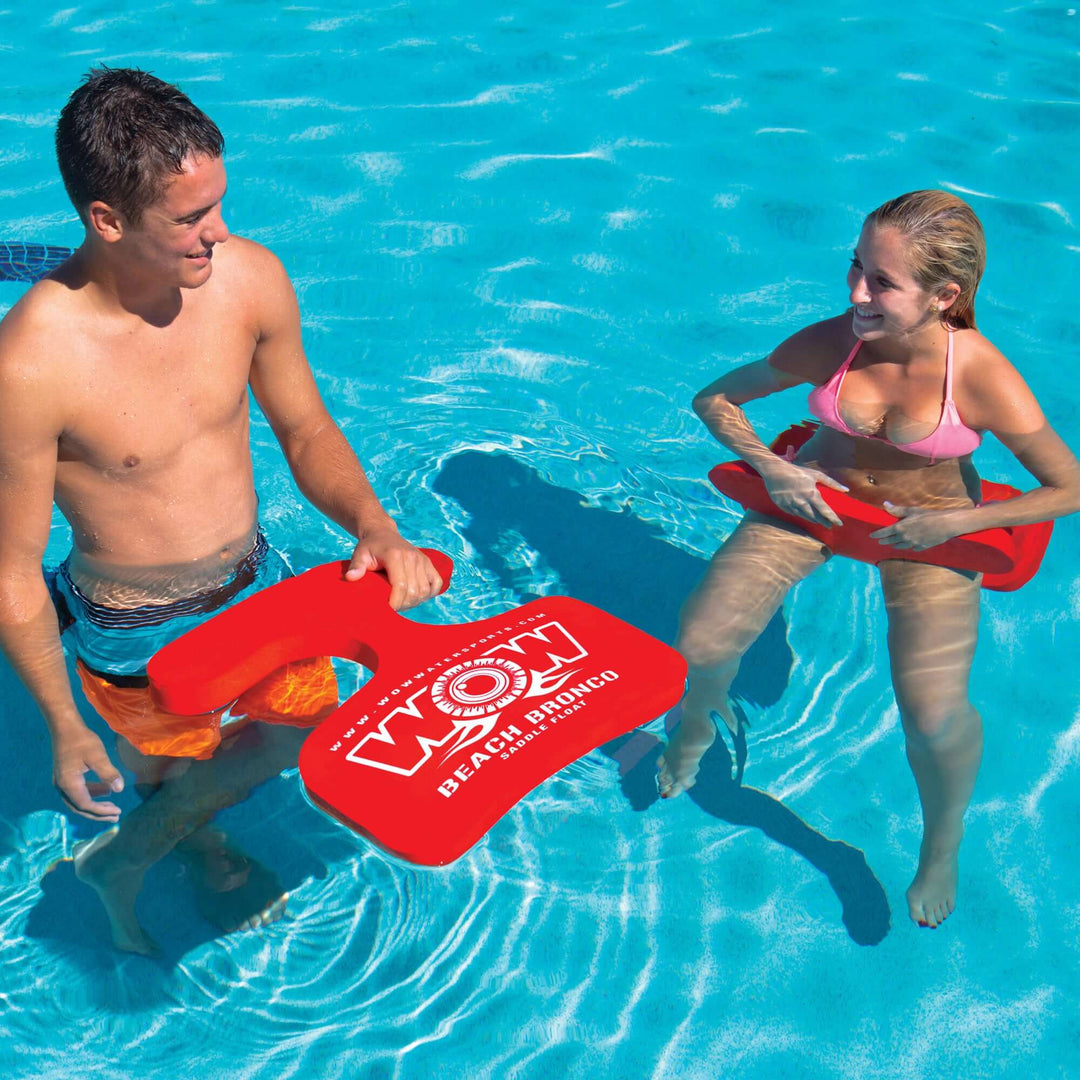 WOW Watersports Beach Bronco Pool Float Red-0