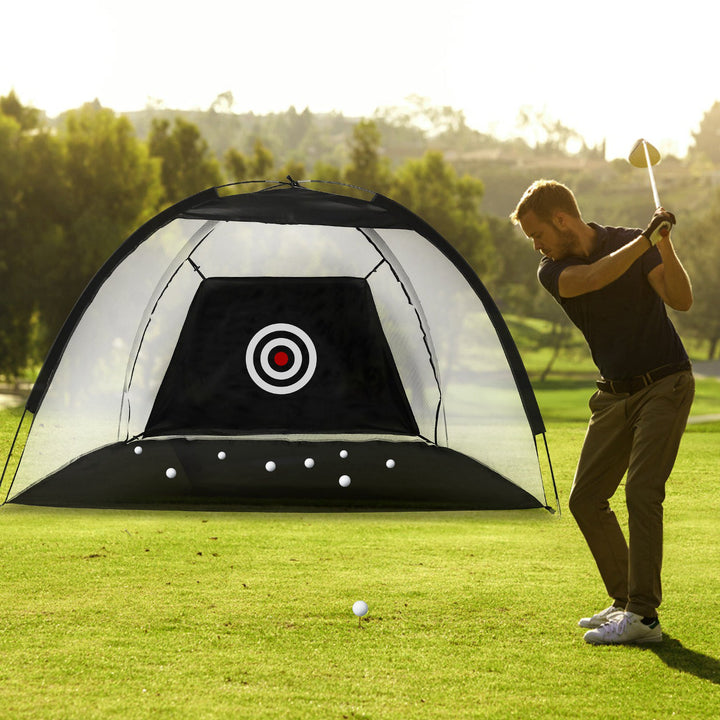 Golf Practice Hitting Net with Target Cloth &amp; Carry Bag | Indoor &amp; Outdoor