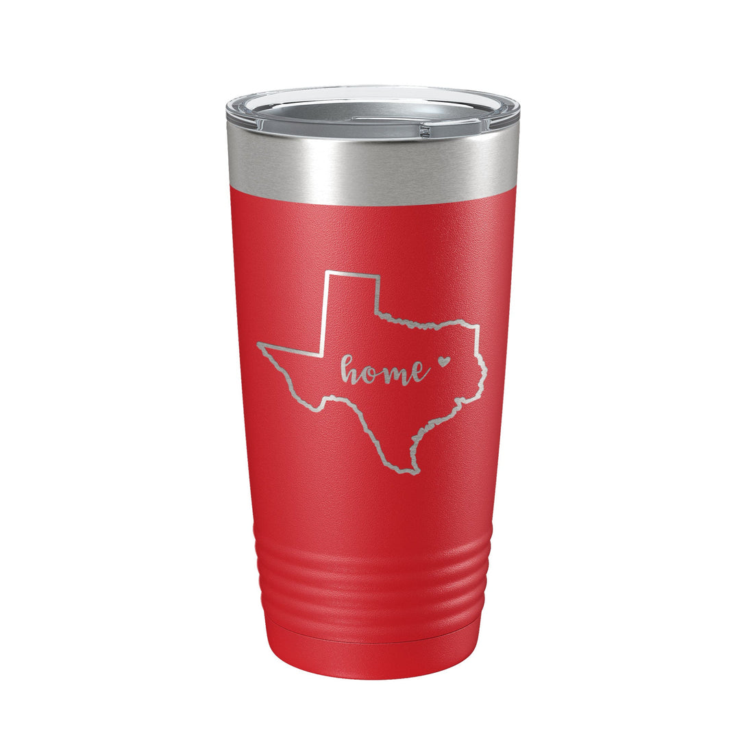 Texas Tumbler Home State Travel Mug Insulated Laser Engraved Map Coffee Cup 20 oz-10